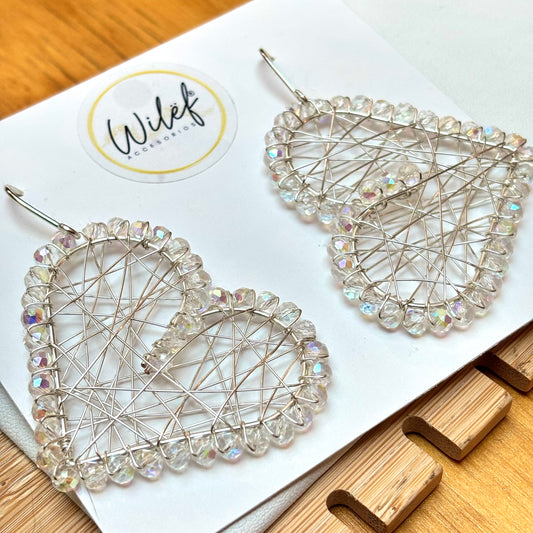 Aros Corazón  Hechos a Mano – Joyería Artesanal Mujer